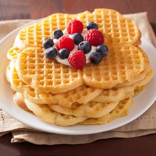 Pancake Batter Dispenser - Cookie Separator Tool for Pancakes, Cupcake, Waffle, Muffin Mix, Cake & Crepe with Squeeze Handle, Easy Pour Baking Supplies for Griddle with Measuring Label, Red