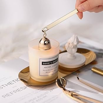 Amazon.co.jp: Surieen ろうそく火消し 芯切りはさみ キャンドル