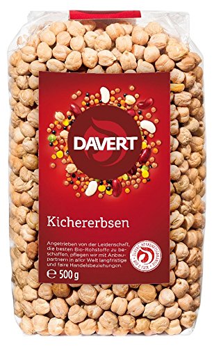 Davert Mühle Bio Kichererbsen (8 x 500 gr)