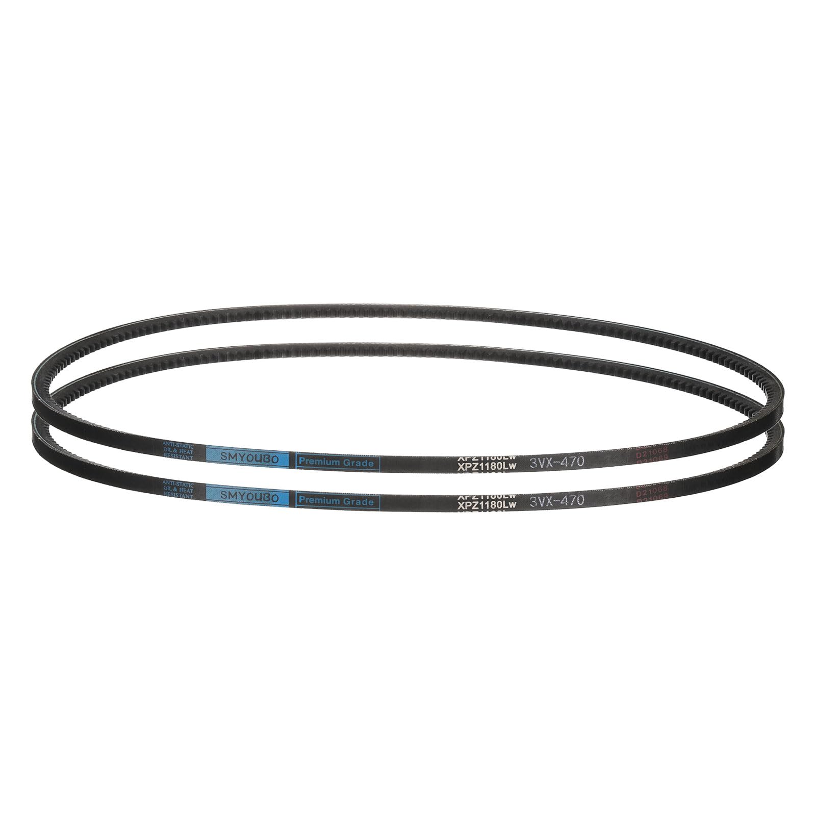 uxcell 2pcs 3VX425 Rubber V-Belt, Raw Edge Cogged Industrial V Belt 42.5" Length x 0.38" Width x 0.32" Thickness — Amazon image 20