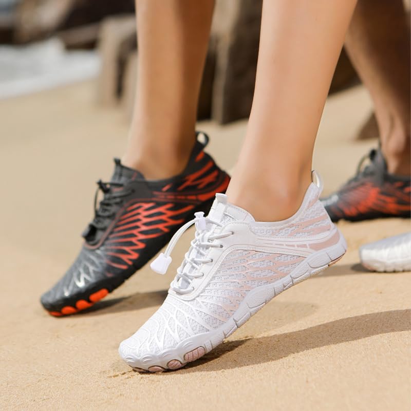 FJPTREN Footwear Barefoot Shoes for Womens Mens,Wide Toe Box Hike Shoes Non-Slip Athletic Water Shoes3