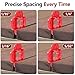 Deck Spacers - 6-Piece Set with 4 Thickness Sizes for Accurate Board Alignment On Basement, Garage, Balcony, Lawn, and Backyard Projects | Decking Board Spacers | Hardwood Decking Tool