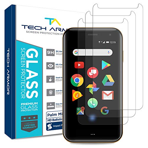 Tech Armor Ballistic Glass Screen Protector Compatible with Palm Mini Companion Phone (3.3