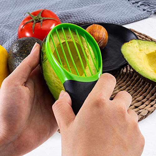 XBRN Avocado Slicer, 3-in-1 Avocado Cutter Tool with Comfort-Grip Handle, Avocado Pitter, Avocado Cutter - Thumbnail 4