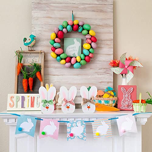 Hogardeck Easter Decorations For The Home, Hogardeck 3 Pcs Easter Bunny Table Decor thumb #7