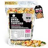 The Ramen Bae - Classic Seafood and Vegetables MIx, Dried Ramen Toppings - 14oz (14 oz., Classic Seafood and Veggie Mix)