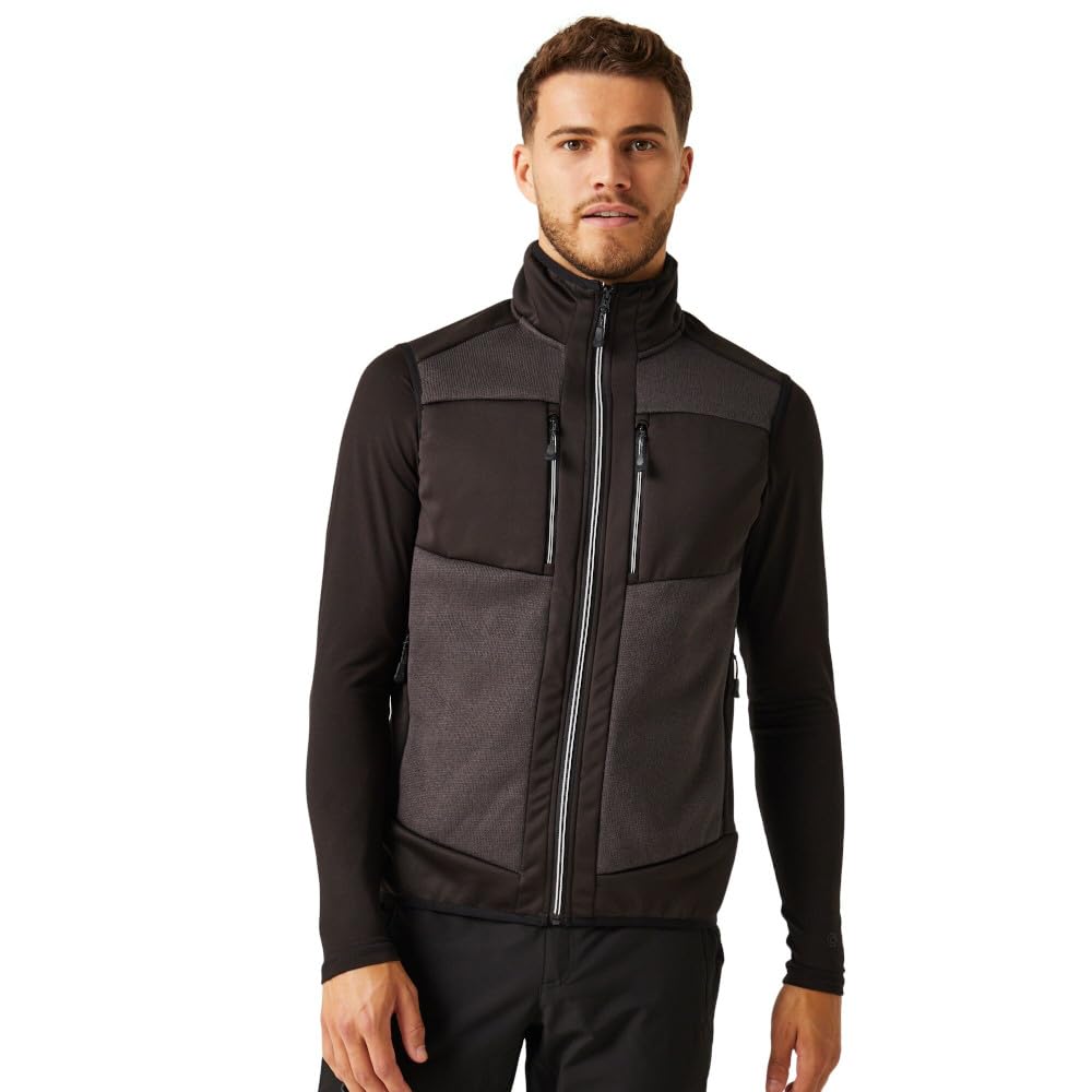 Regatta Professional Mens E-volve Stretch Insulated Bodywarmer, Grey/Black, 3XL UK