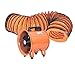 Utility Blower Fan 10 Inch, 350W High Velocity Ventilator with Duct Hose, Low Noise Portable Ventilation Fan, Fume Extractor for Exhausting & Ventilating at Home and Job Site (10IN FAN+16FT HOSE)