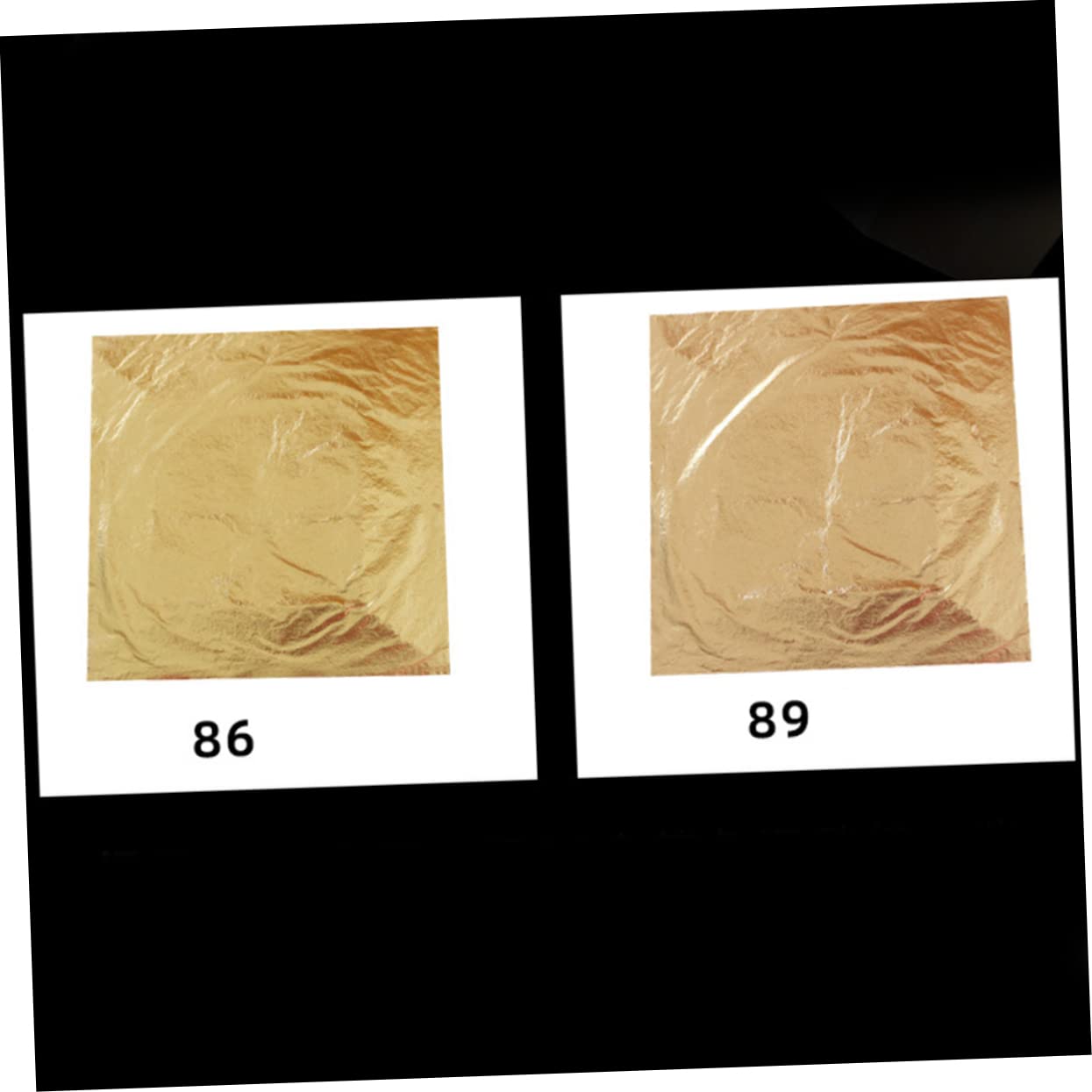 Ipetboom Trendy Room Decor Foil Paper 100pcs Imitation Leaf Sheets Decorative Foil for Crafts Home Adornment