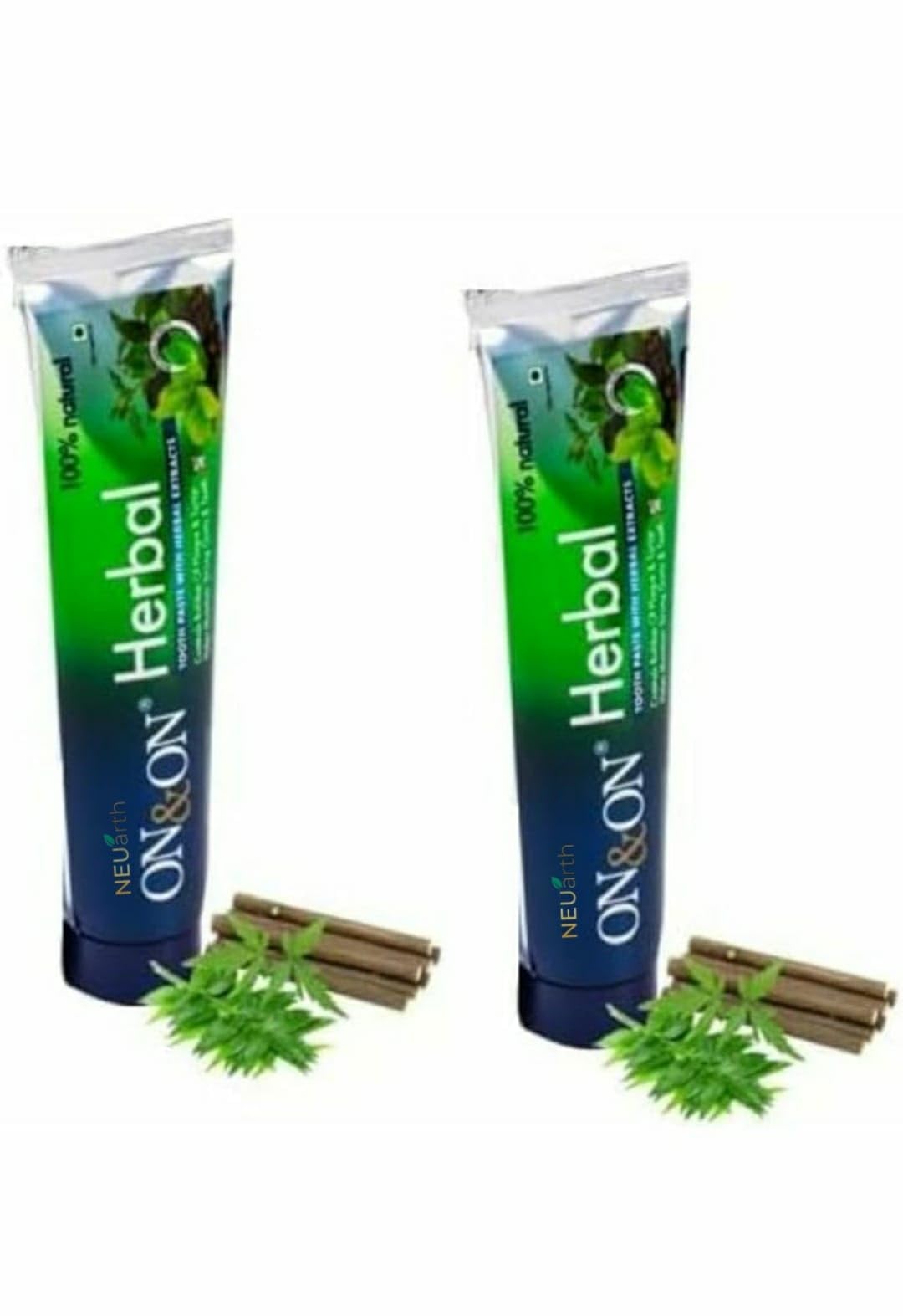 Neuarth On&On Herbal Tooth Paste With Herbal Extracts 150 Gms, Plaque Removal, (PACK OF 2) (B0CLNZ27KQ) Amazon Price History, Amazon Price Tracker