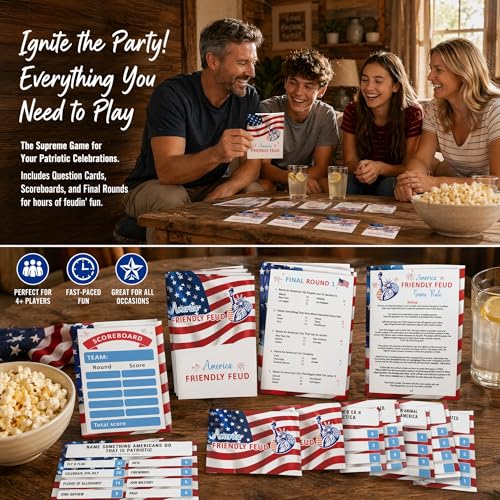 4th of July Trivia Game juego de mesa miniatura 5