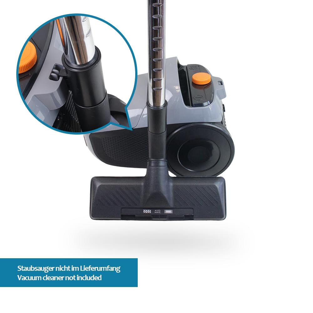 MisterVac | Boquilla para aspiradora boquilla de suelo boquilla automática boquilla de repuesto compatible con Princess 01.339680.01.460, TO3728