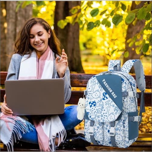 Image of Tinytot 30 Litre Japanese Korean Style School Bag Water-Resistant Laptop & Travel Backpack - Unisex Large 18 Inches Multipurpose Student Backpack for Boys & Girls, Men & Women