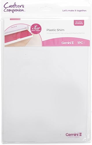 Gemini Accesorios de placa de repuesto de plástico Shim II, 9 x 12.5 pulgadas GEMII-Acc-PLAS, 9 x 12 pulgadas