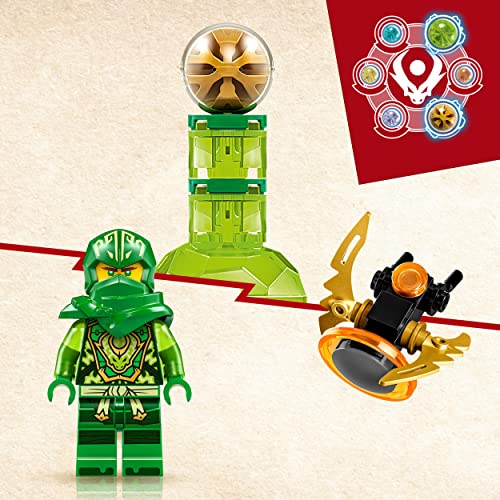 Image of LEGO NINJAGO Lloyd's Dragon Power Spinjitzu Spin 71779 Building Toy Set (56 Pcs),Multicolor