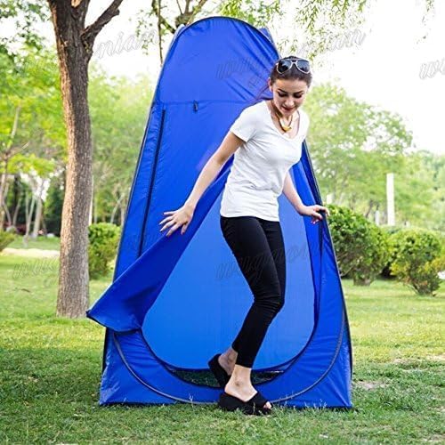 Camping Pop Up Tent - Tienda portátil para camping y playa con fácil montaje para privacidad, ducha y sanitario para familias miniatura 2
