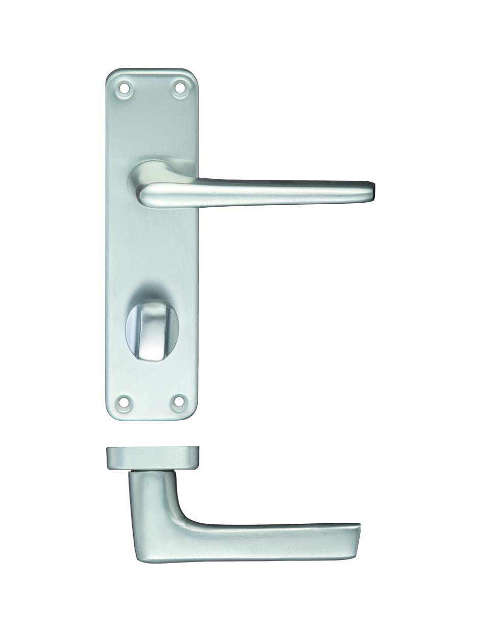 Zoo ZCA23SA Contract Aluminium Lever On Bathroom Backplate SAA