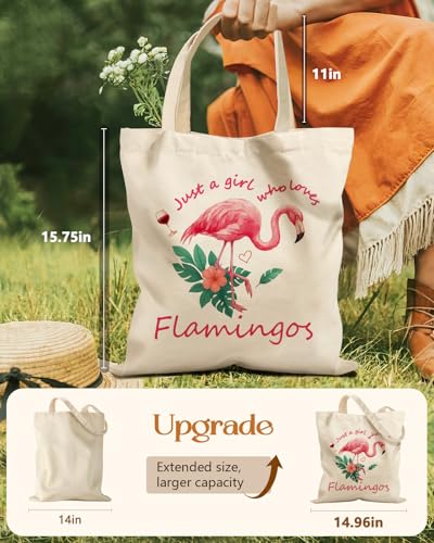 Image of Miss Adola Cute Canvas Tote Bag for Women Girls - Animal Lover Aesthetic Bags with Magnetic Buckle and Zipper Inner Pocket