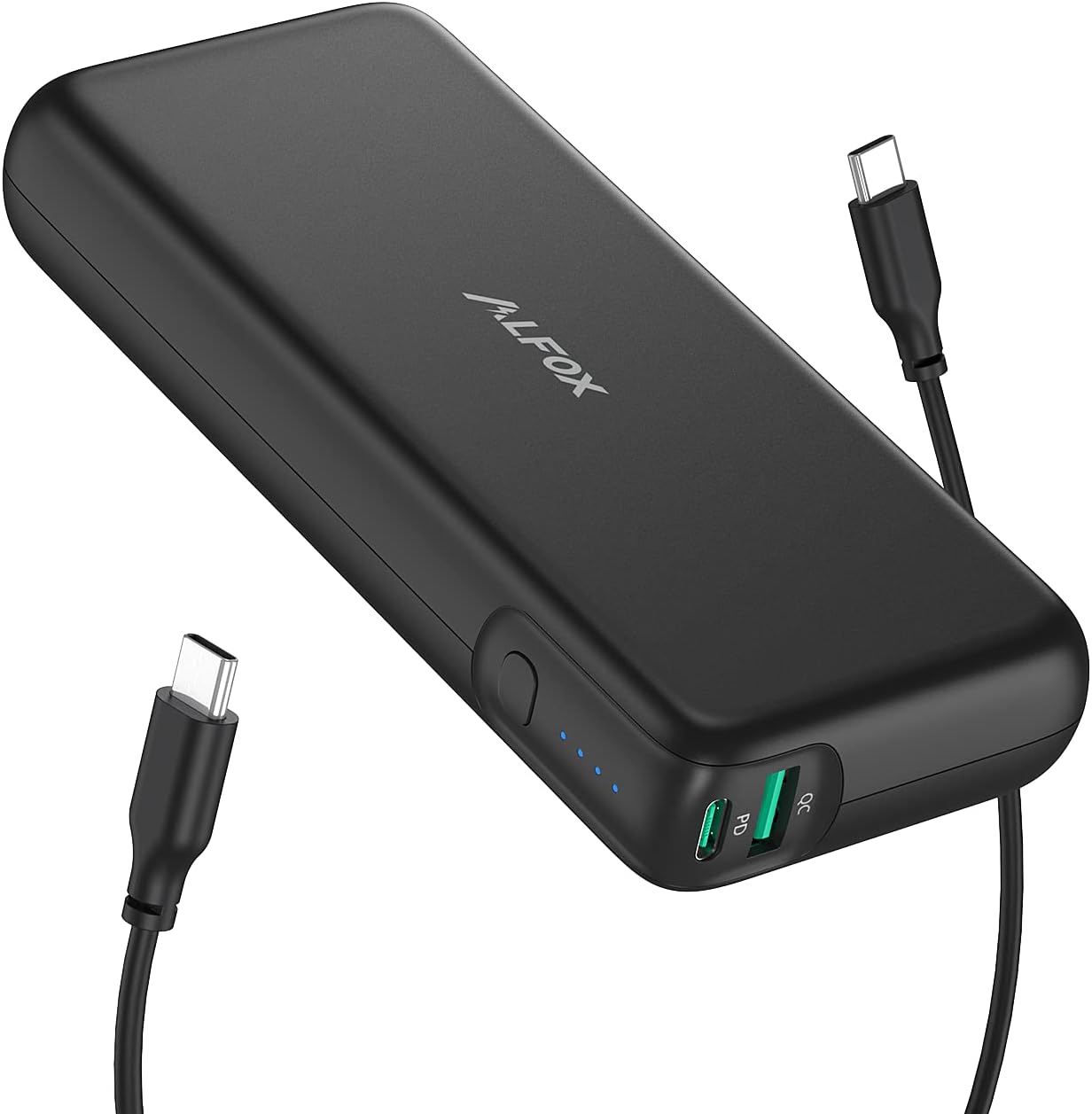 Alfox Laptop Power Bank with USB-C cables