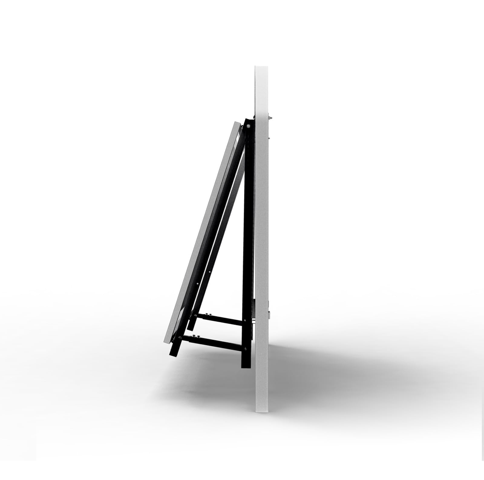 enjoy solar Powerway® Aluminium verstellbare PV-Halterung für Balkonkraftwerk (schwarz)