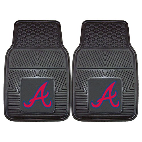 Atlanta Braves Heavy Duty 2-Piece Vinyl Car Mats 18