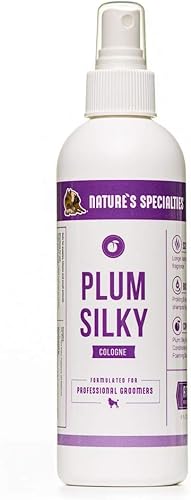 Nature's Specialties Plum - Colonia sedosa para perros para mascotas, elección natural para peluqueros profesionales, perfume listo para usar,