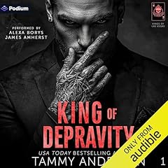 King of Depravity Audiolibro Por Tammy Andresen arte de portada