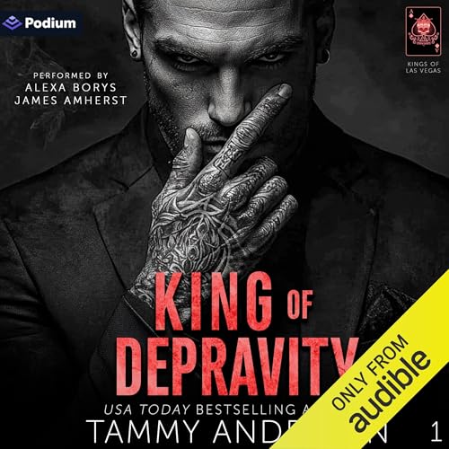 King of Depravity Audiolivro Por Tammy Andresen capa