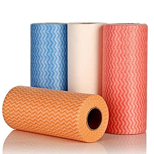 Shopfleet Kitchen Towel Roll for Cleaning (Pack of 1-80 Pulls) Multicolor-image-45