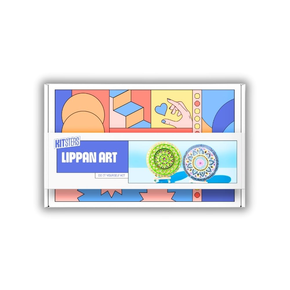 KITSTERS DIY Lippan Mirror Art Kit | MDF Coasters - Table - Home Decor - Wall Hanging | Indian Art & Craft - Creativity - Hobby - Kids & Adults | Birthday Gifts | Detailed Video Workshop Included (B0CRHTJ2BB) Amazon Price History, Amazon Price Tracker