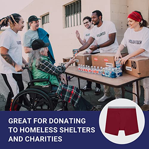 BILLIONHATS 72 Pack Men Cotton Briefs Underwear in Bulk for Homeless Shelter Donating, Wholesale Underwear for Mens4