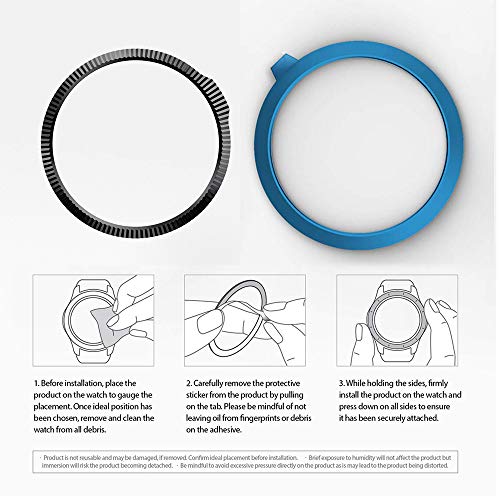 Yikamosi Acciaio Inossidabile Anello della Lunetta...