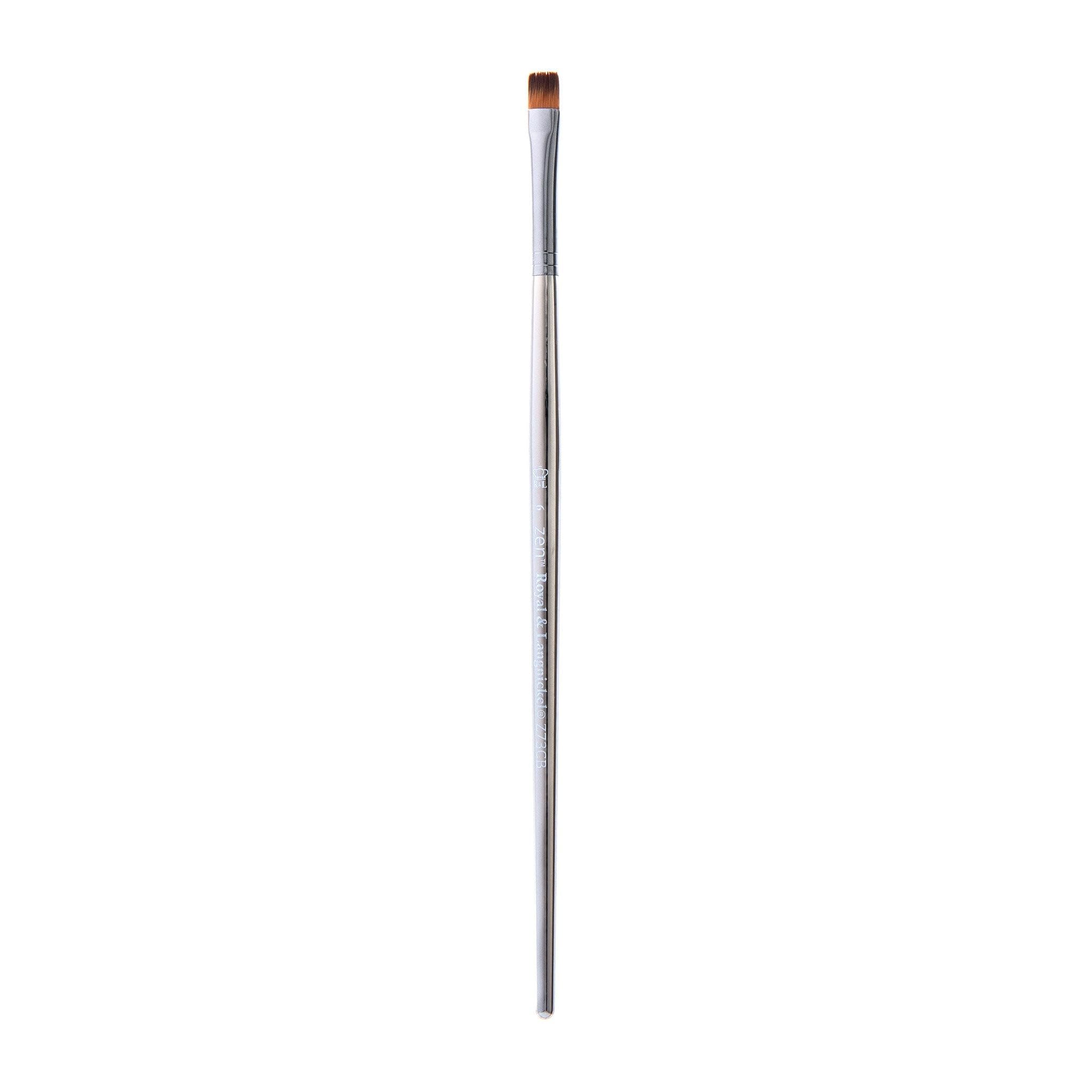 Royal & Langnickel Zen Brush - Chisel Blender, Size 8, Short Handle