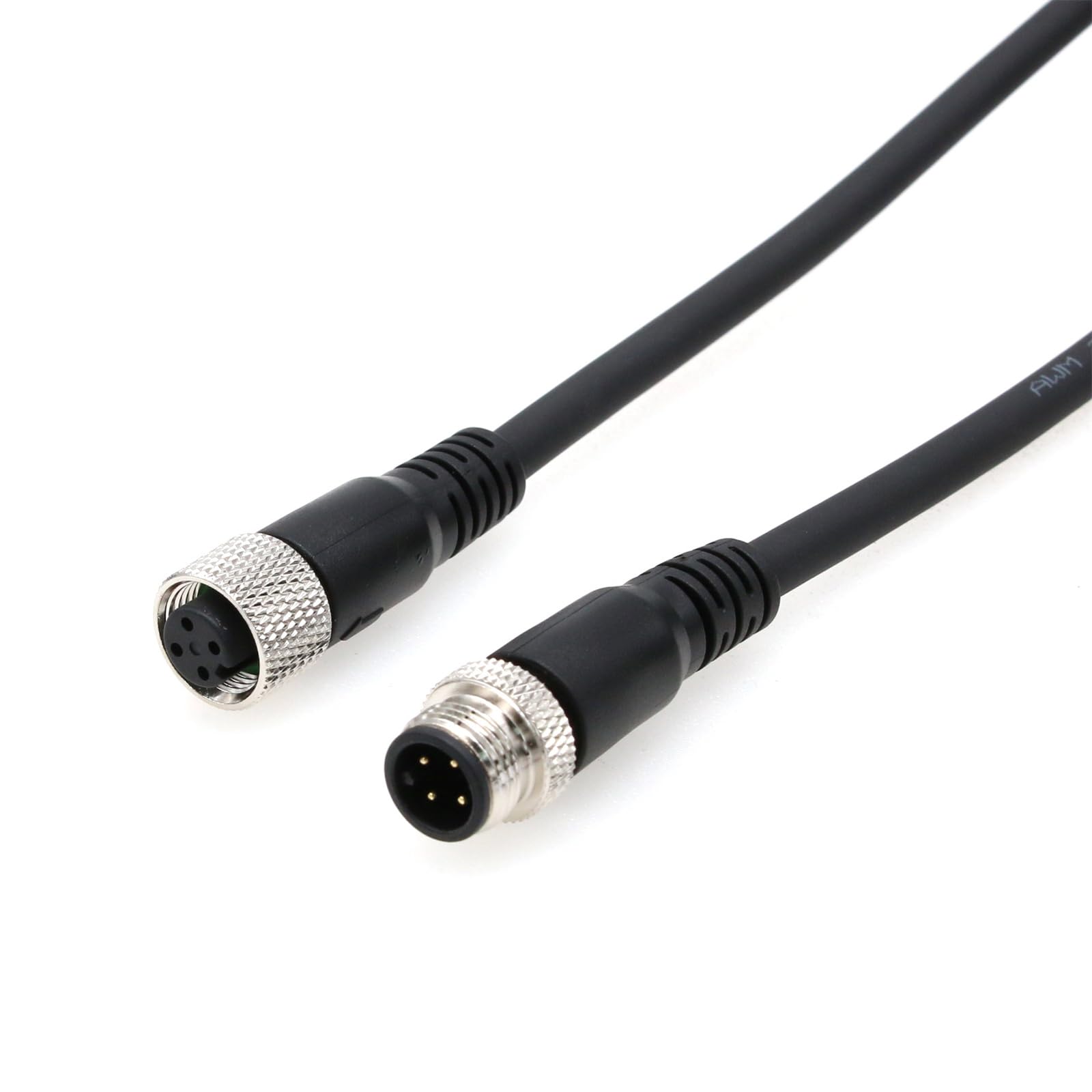 HangTon M12 4 Pin Mannelijk Naar Vrouwelijk Waterdichte Kabel - 10m Voor Industriële Sensoren