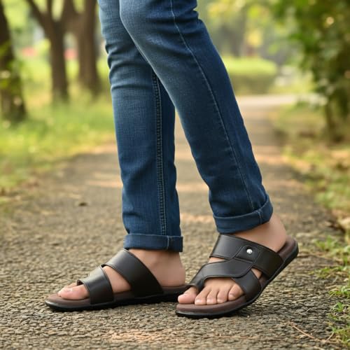 Image of DR PLUS Men's Healthcare, Diabetic and Orthopedic MCR /MCP Footwear /Sandals /Slipper /Chappal