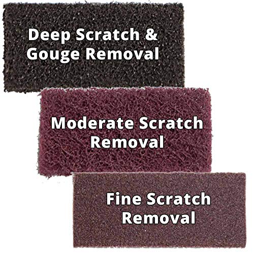 image for Rejuvenate Stainless Steel Scratch Eraser Kit Safely Removes Scratches