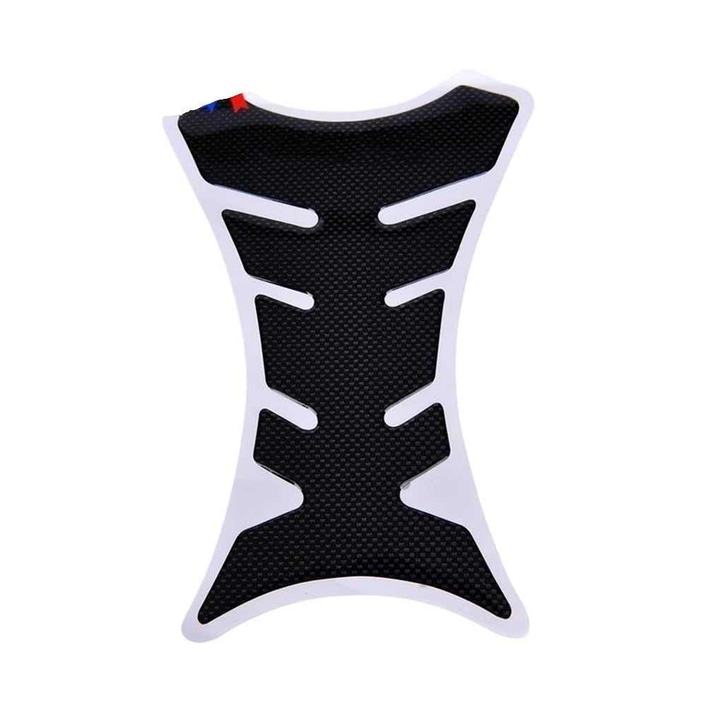Tank Pad Stickers 1Pcs Universal Fishbone Carbon Fiber Tank Pad Tankpad Protector Sticker Motorcycle