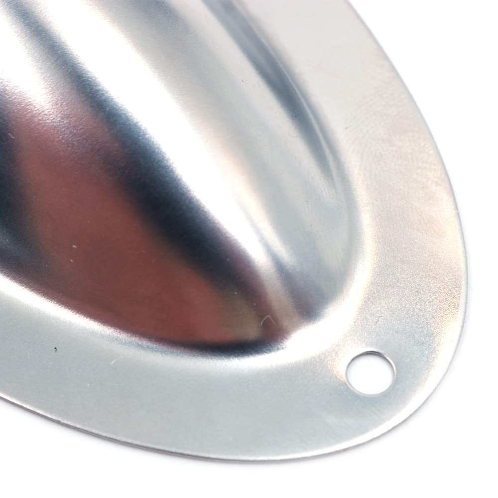 4 x copertura per cavo di sfiato, 45 mm, in acciaio inox 316, per imbarcazioni