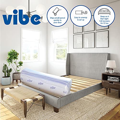 Vibe-Gel-Memory-Foam-12-Inch-Mattress-with-Bonus-Mattress-Protector-CertiPUR-US-Certified-Bed-in-a-Box-Twin-XL-White