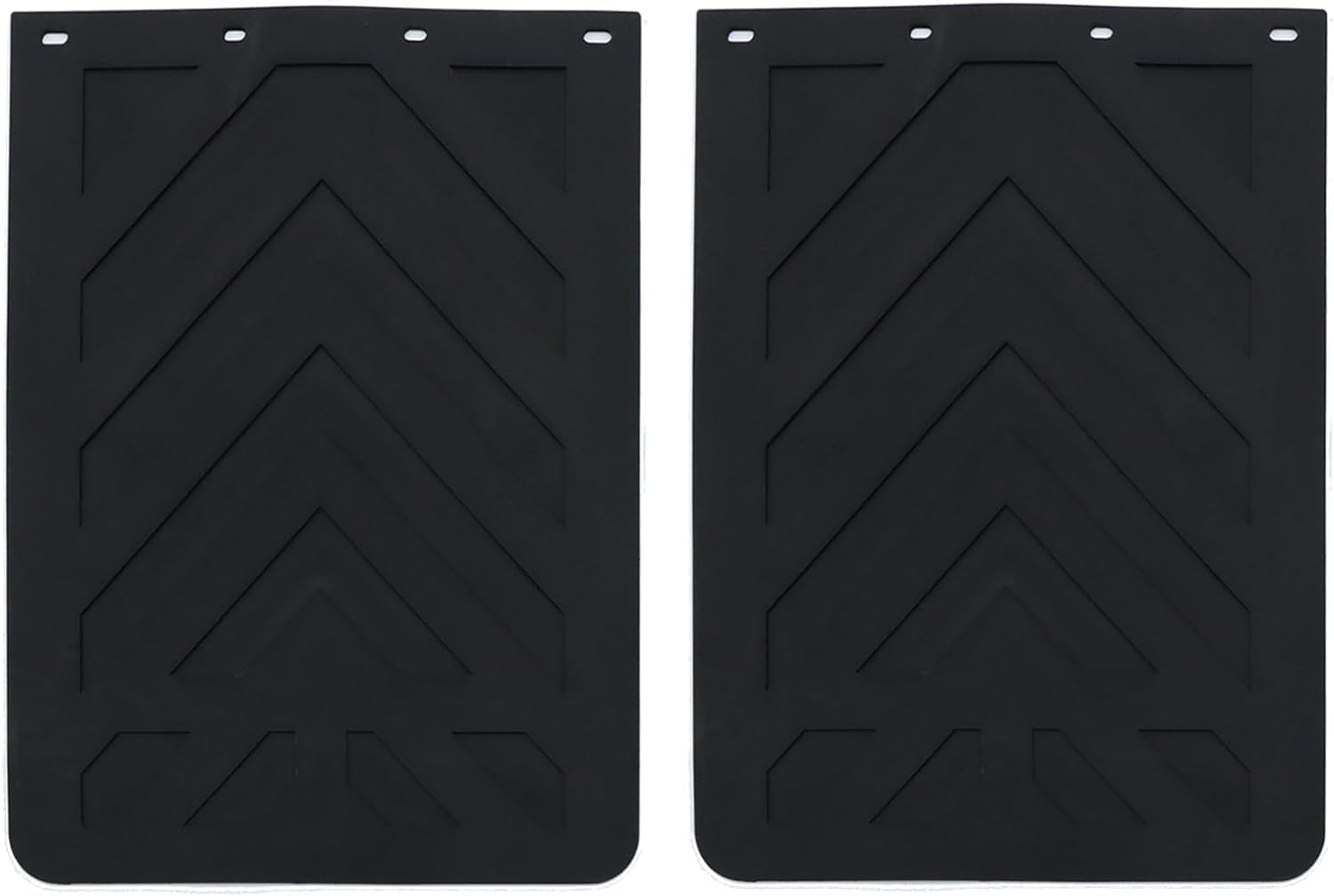 2024 New Upgrade Mud Flap for Semi Truck/Trailer, 24x36 inch 2 Pack Black Universal Heavy Duty Rubber MudFlaps Black 24''*36''