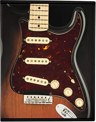 Fender Pré-Filaire Pickguard Strat Vintage Sans Bruit de Vintage – S/S/S – Shell de Tortue 0992345500 Rouge - Les Beatles, Paul McCartney, John Lennon, RIngo Starr, George Harrison Fender Pré-Filaire Pickguard Strat Vintage Sans Bruit de Vintage - S/S/S - Shell de Tortue 0992345500 Rouge – Image 5