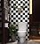 Livelynine Checkered Black and White Vinyl Flooring Roll 15.8x78.8 in Waterproof Peel and Stick Floor Tile for Bedroom Kitchen Backsplash Bathroom Floor Covering Peel and Stick Flooring Stickers