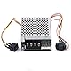 DC Motor Drehzahlregler, DC-Motordrehzahlregler umkehrbar mit Digitalanzeige Reversible Schalter für DC-Motor-Treiber-Modul 10V-55V