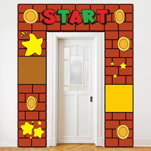 Birthday Party Decorations Porch Banner Backdrop Birthday Party Supplies Door Decoration Banner Photo Booth Backdrop Hanging for Birthday Photo Booth Props