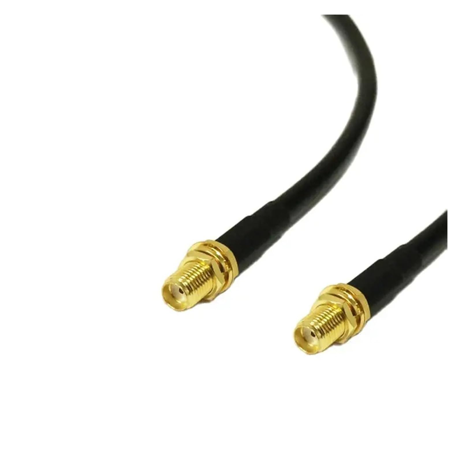 Conector hembra de tuerca a mamparo RG58 de 50cm para solucionar pérdidas en paneles 4