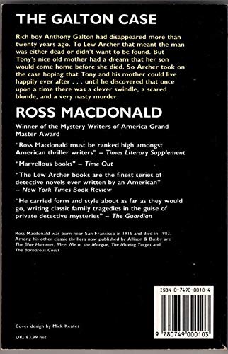 The Galton Case 0749000104 Book Cover