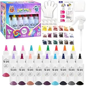 Teinture Textile Enfant WINSONS, 18 Couleurs Vives et Permanentes