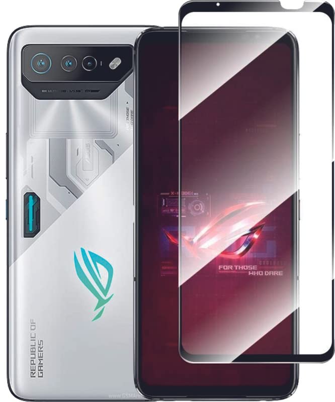 Image of Casodon Tempered Glass Screen Protector Guard for Asus ROG Phone 7 /ROG 7 - Black