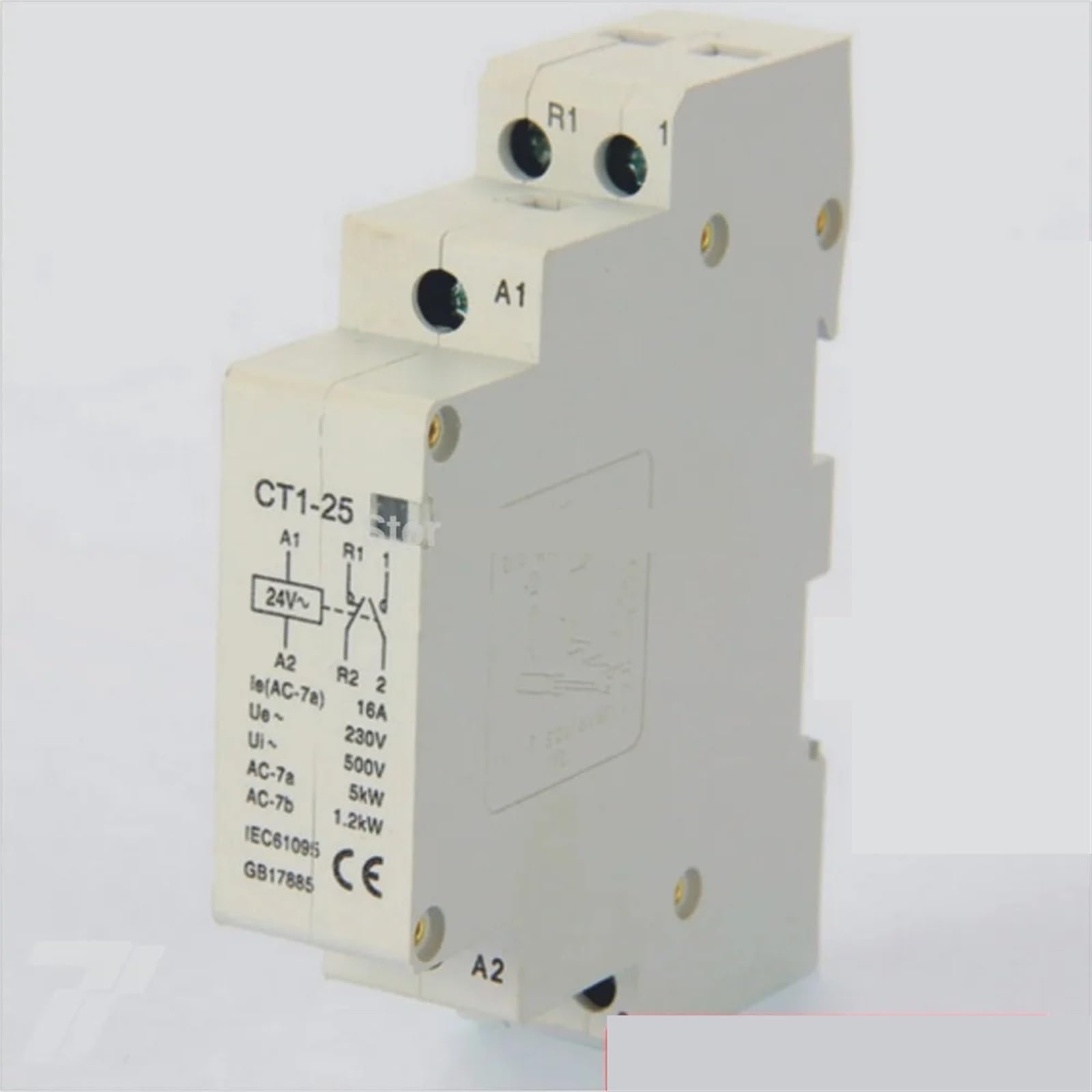 Contactor modular de CA para carril DIN ideal para programar la calefacción del hogar 2