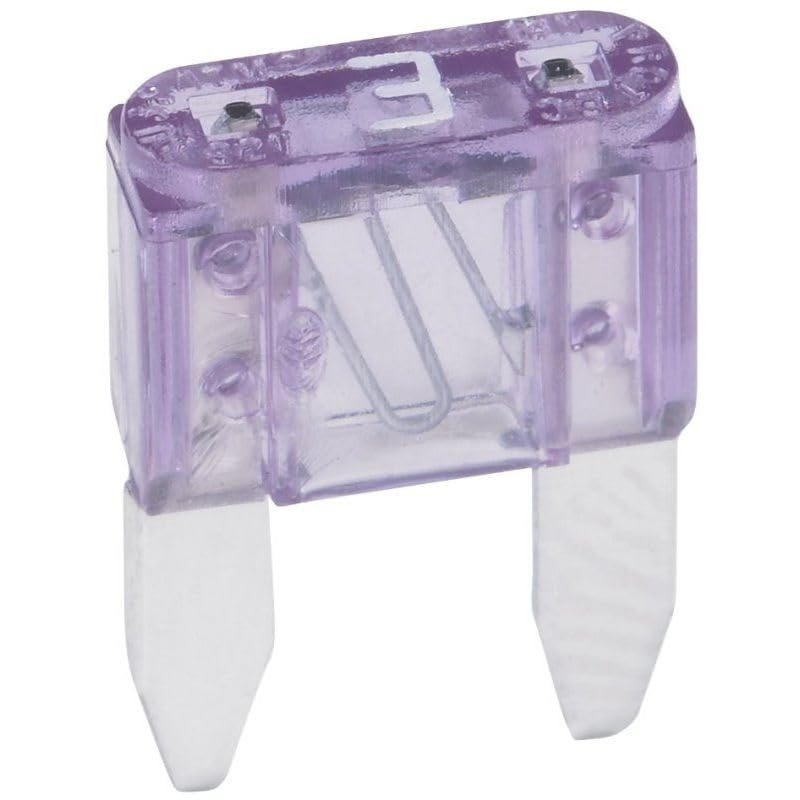 Bussmann ATM-3 Violet ATM 3 Amp Fast-Acting Automotive Mini Blade Fuses - 5 per Box-image-40